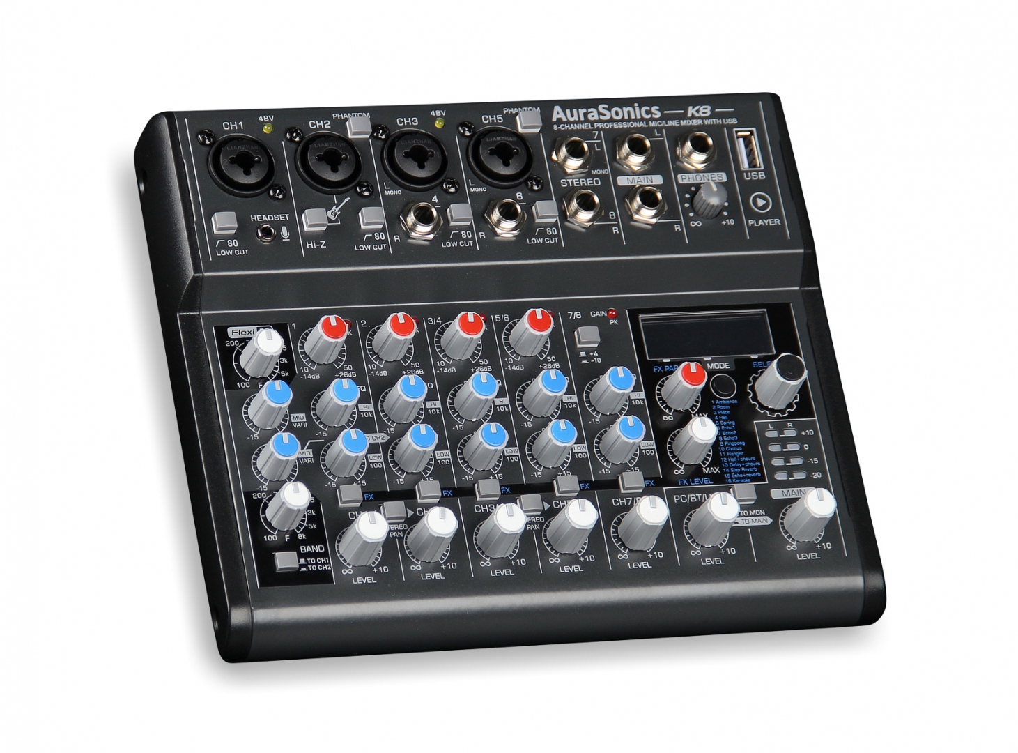 AuraSonics K8 компактный микшерный пульт в Саратове