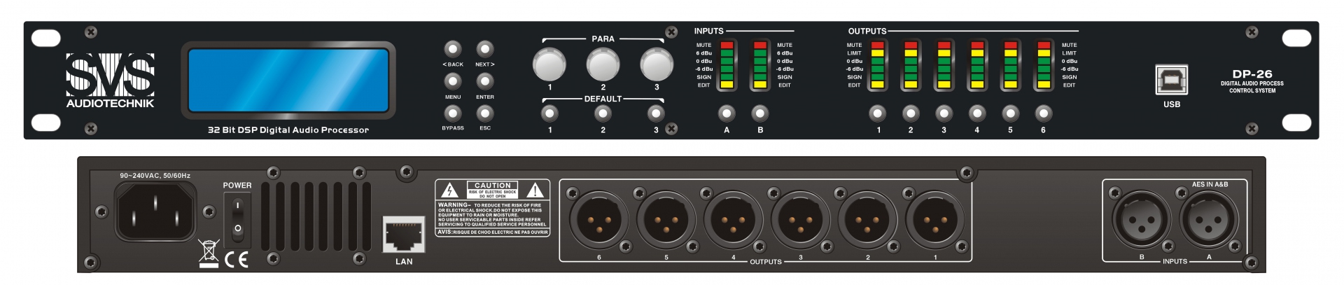 SVS Audiotechnik DP-26 Цифровой процессор: 2 входа 6 выходов в Саратове