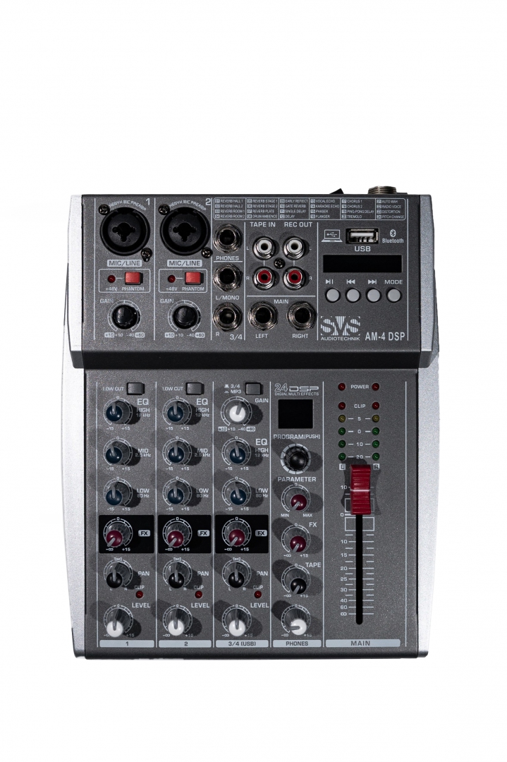 SVS Audiotechnik mixers AM-4 DSP Аналоговый микшерный пульт, 4-канала в Саратове