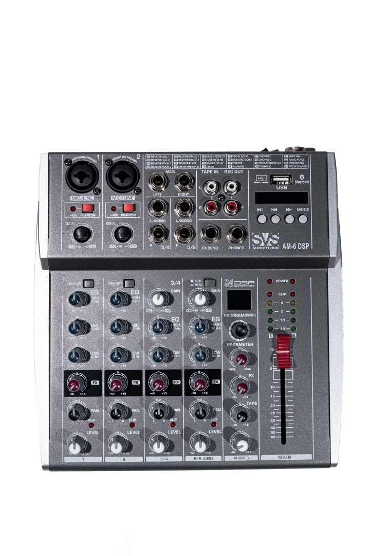 SVS Audiotechnik mixers AM-6 DSP Микшерный пульт аналоговый, 6-канальный SVS Audiotechnik mixers в Саратове