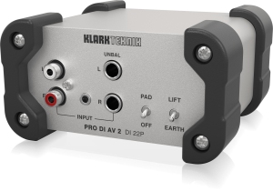 Klark Teknik DI 22P пассивный стерео директ-бокс в Саратове